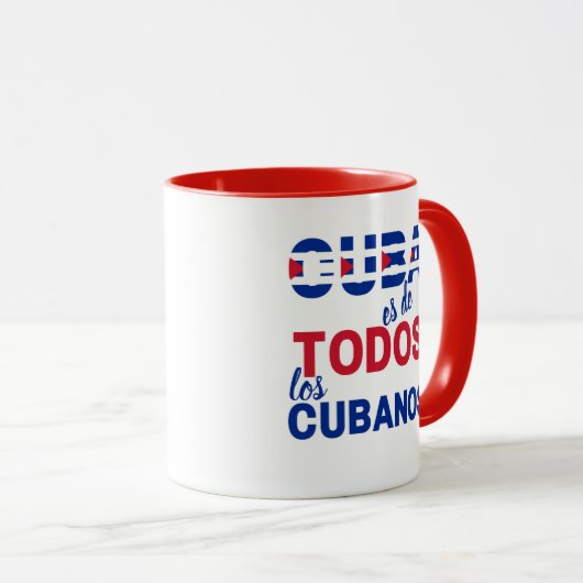 Cuba es de todos los cubanos mok (Voorkant rechts)