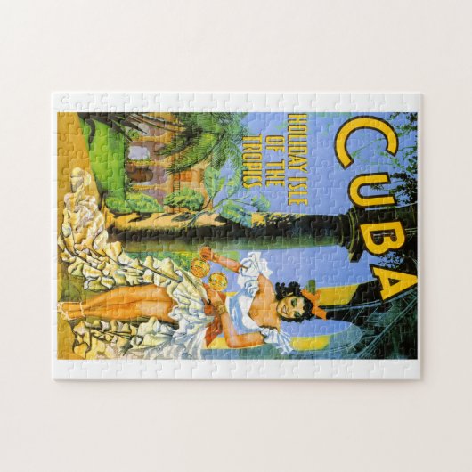 Cuba-feestdag in de tropen legpuzzel (Horizontaal)