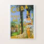 Cuba-feestdag in de tropen legpuzzel (Verticaal)