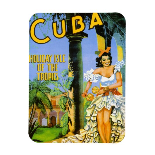 Cuba-feestdag in de tropen magneet (Verticaal)