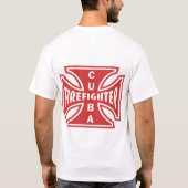 CUBA FIRE DEPARTEMENT CROSS T-SHIRT (Achterkant)