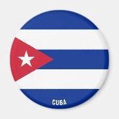 Cuba Flag Charming Patriotic Magneet (Voorkant)
