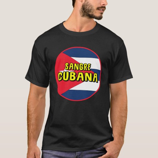 Cuba flag Cuban blood Cuba holiday Cuba fan Cuba T-shirt (Voorkant)