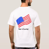 Cuba_flag, DominicanR_flag, Dominicaans en Cuban.. T-shirt (Achterkant)