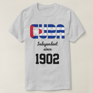 Cuba Flag Independence Celebration T-shirt