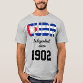 Cuba Flag Independence Celebration T-shirt (Voorkant)