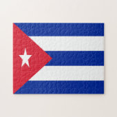 Cuba Flag Jigzaag Puzzle Legpuzzel (Horizontaal)