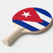 Cuba Flag Ping Pong Paddle Tafeltennisbatje (Voorkant Gekanteld)