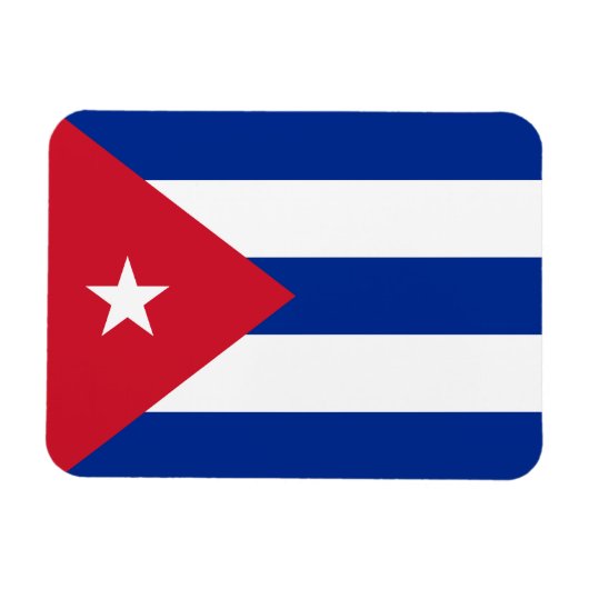 Cuba Flag Premium magneet (Horizontaal)