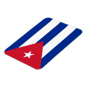 Cuba Flag Premium magneet (Linkerzijde)