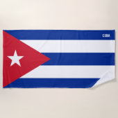 Cuba Flag Splendid Patriotic Strandlaken (Voorkant)