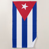Cuba Flag Splendid Patriotic Strandlaken (Voorkant)