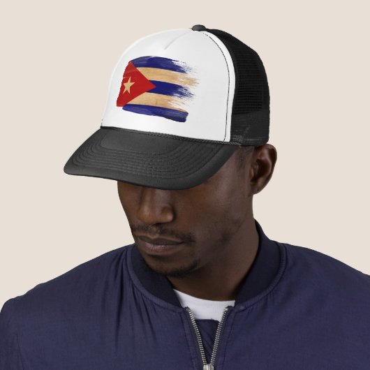 Cuba Flag Trucker Hat Trucker Pet (In situ)