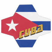 Cuba-Football en Cubaanse vlag/sport Voetbal (Enkel)