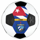 Cuba gepersonaliseerd, vlag, foto Voetbal (Voorkant)