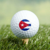 Cuba Golf Balls, Cubaanse vlaggolfers / Patriotten Golfballen (Insitu Shirt)