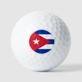 Cuba Golf Balls, Cubaanse vlaggolfers / Patriotten Golfballen (Voorkant)