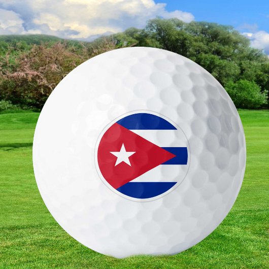 Cuba Golf Balls, Cubaanse vlaggolfers / Patriotten Golfballen