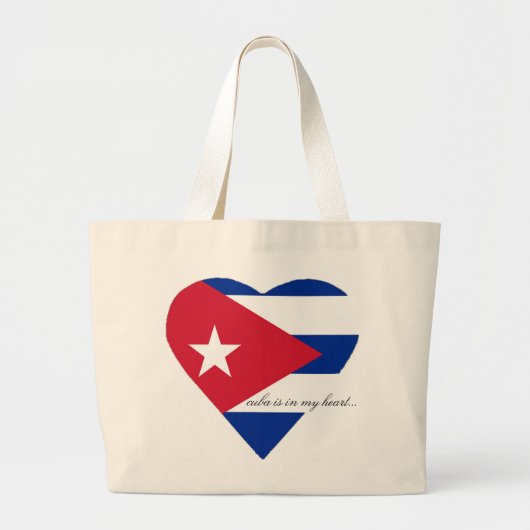 CUBA GROTE TOTE BAG (Voorkant)