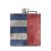 Cuba Grunge Vlag Heupfles (Achterkant)