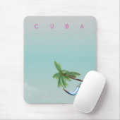 Cuba Hammock  vakantie print. Muismat (Met muis)