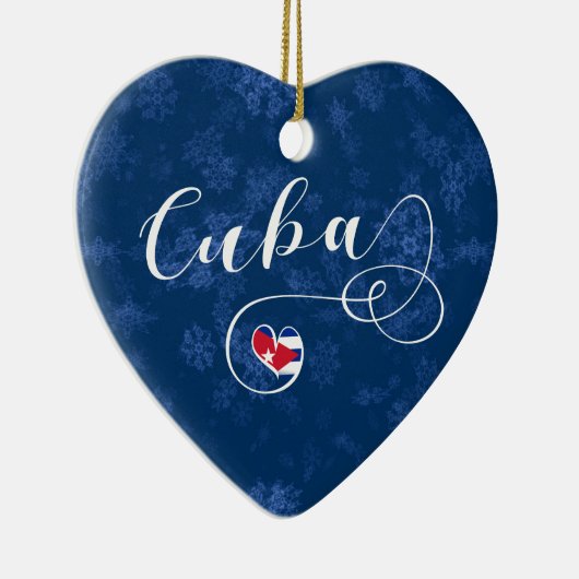 Cuba Hart, Ornament met kerstbomen, Cubaan (Rechts)