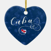 Cuba Hart, Ornament met kerstbomen, Cubaan (Voorkant)
