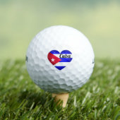 Cuba Hart Vlag Golfballen (Insitu Shirt)