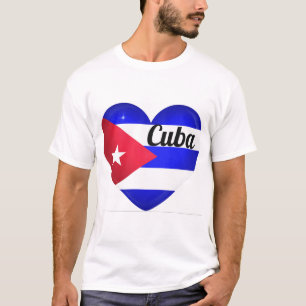 Cuba Hart Vlag T-shirt