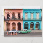 Cuba Havana Architecture and Car (Voorkant)