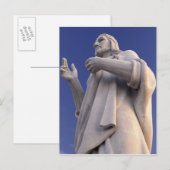 Cuba, Havana, Beeld van Jezus. Briefkaart (Voorkant / Achterkant)