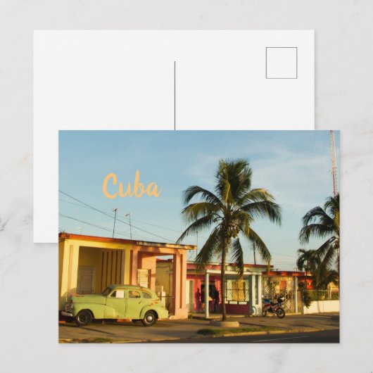 Cuba Havana Briefkaart (Voorkant / Achterkant)