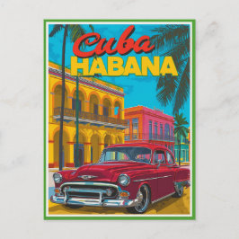 Cuba Havana Classic Car Briefkaart