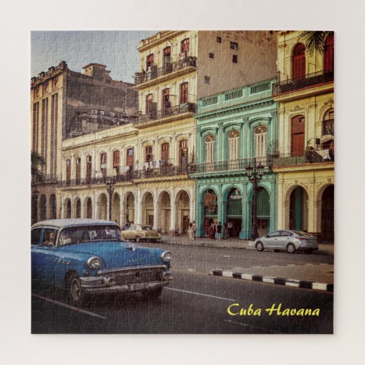 Cuba Havana  Classic Car Cityscape Legpuzzel (Verticaal)