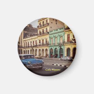 Cuba Havana  Classic Car Cityscape Magneet