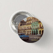Cuba Havana Classic Car Cityscape Ronde Button 3,2 Cm (Voorkant /achterkant)