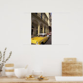 Cuba, Havana. Colorful Chevy's from the 1950's Poster (Keuken)