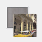 Cuba, Havana. Colorful Chevy's uit de jaren vijfti Magneet (Voorkant / Achterkant)