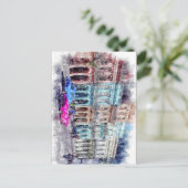 Cuba Havana Cuban Old Car Caribbean Beach Briefkaart (Staand voorkant)