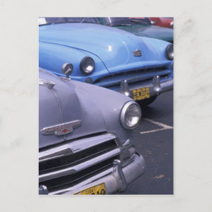 Cuba, Havana. Klassieke auto's uit de jaren 50 Briefkaart