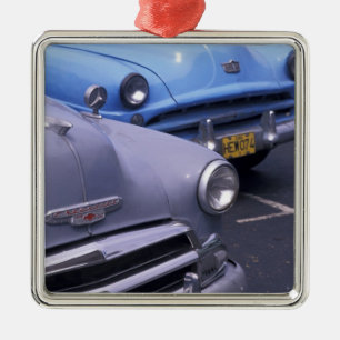 Cuba, Havana. Klassieke auto's uit de jaren 50 Metalen Ornament