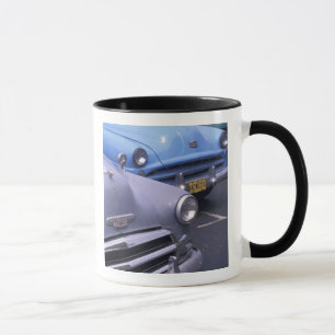 Cuba, Havana. Klassieke auto's uit de jaren 50 Mok