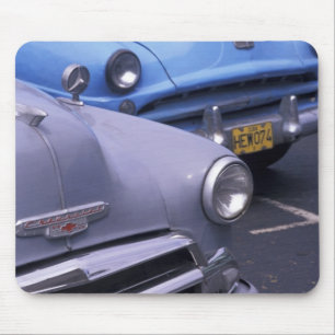Cuba, Havana. Klassieke auto's uit de jaren 50 Muismat