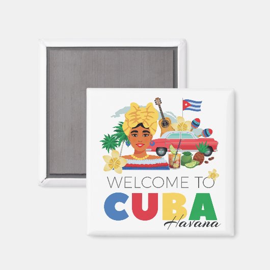 Cuba Havana Magneet (Voorkant / Achterkant)