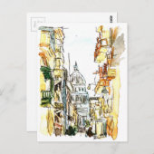 Cuba Havana met hoofdletters Briefkaart (Voorkant / Achterkant)