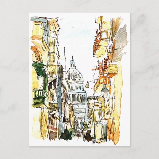 Cuba Havana met hoofdletters Briefkaart (Voorkant)