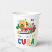 Cuba Havana Papieren Bekers (Achterkant)