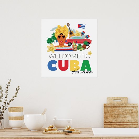 Cuba Havana Poster (Keuken)