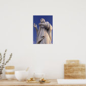 Cuba, Havana, Sculpture of Jesus. Poster (Keuken)