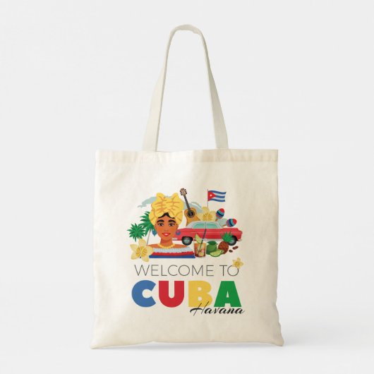 Cuba Havana Tote Bag (Achterkant)